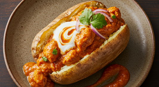 Tikka Masala Loaded Baked Potatoes: Comfort Food with a Twist