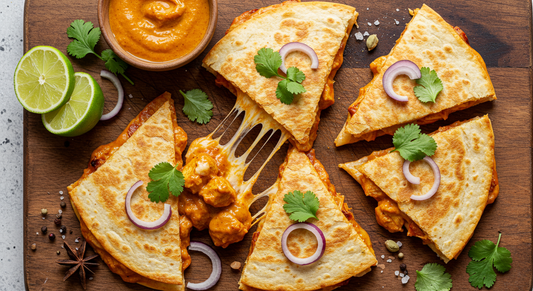 Chicken Tikka Masala Quesadillas: A Fusion Fiesta in Minutes