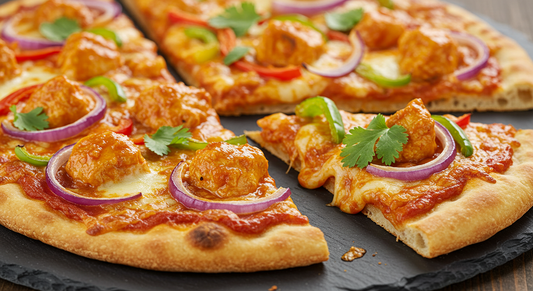 Chicken Tikka Masala Flatbread Pizza: A Slice of Indian-Inspired Heaven